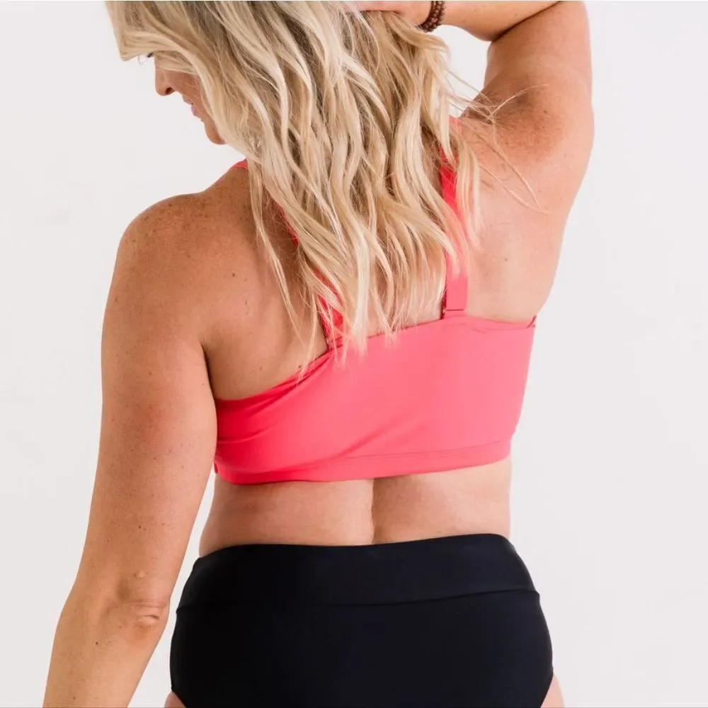 Athletic Bikini Top Adjustable Sports Bralette - Picture 5 of 12